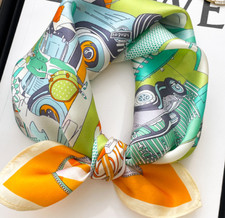 100 Mulberry Silk Scarf Women's Square 53X53CM fashion Printed shawl Scarf new