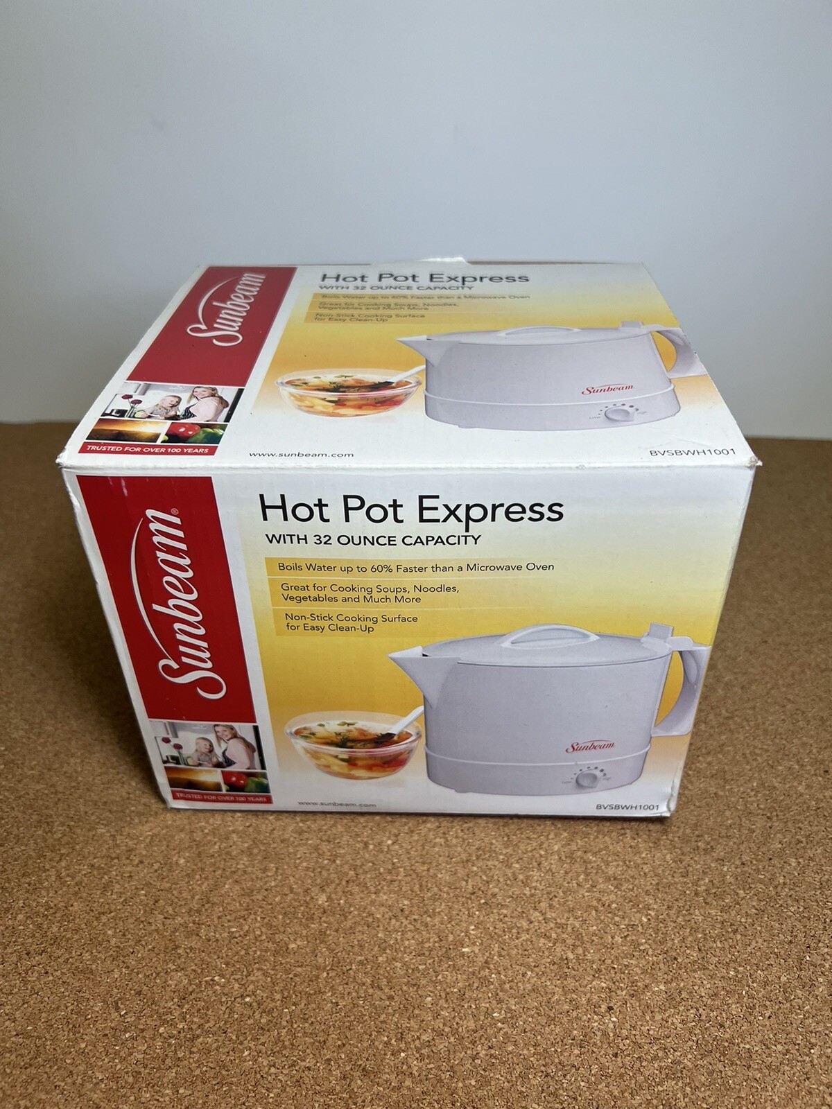 Sunbeam Hot Pot Express Electric Adjustable Heat White 32 Ounce eBay