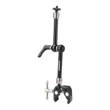 CAMVATE Morsetto Granchio + Braccio Magico Robusto con Connettori 1/4" per Fotocamere DSLR