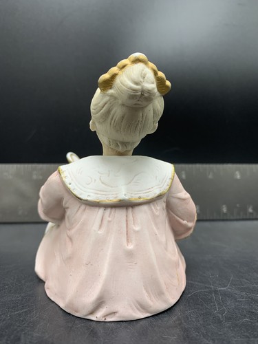 Biskus Porzellan Nicken sitzende Kaiserin siamesische Frau Figur Vintage - Bild 6 von 19