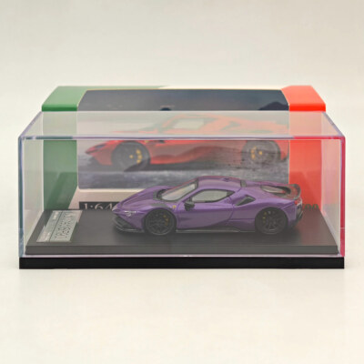 Miniature Fine Model 1/64 - Ferrari SF90 Novitec Violet - Moulé Sous Pression