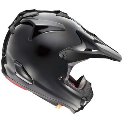 Arai MX-V Motocross Helmet Plain Black MX Off Road Enduro 