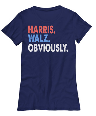 Kamala Harris Walz Obviously shirt madam president election shirt voting t-shirt