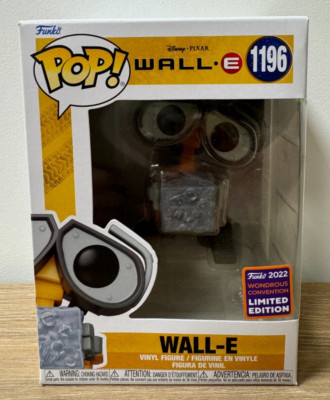 WALL-E #1196 Funko Pop! DISNEY PIXAR WALL-E 2022 WONDROUS CONVENTION EDITION