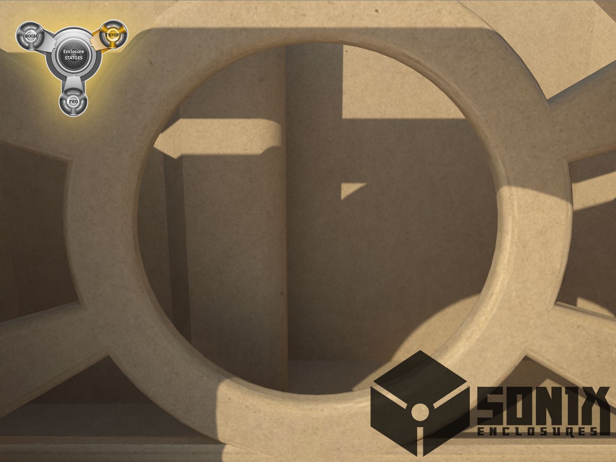 SUbLOW様　専用 STAGE 3 - PORTED SUBWOOFER MDF ENCLOSURE FOR DIGITAL DESIGN
