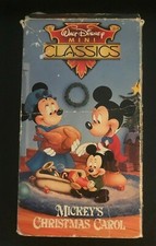 WALT DISNEY MINI CLASSICS  "MICKEY'S CHRISTMAS CAROL"  VHS, 1994  1 SHIP