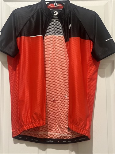 Maglia ciclismo uomo Pactimo taglia M rosso/nero - Foto 11 di 17