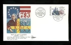 Postal History Sweden #1453 FDC Gill Craft Treaty 1983 Stockholm Joint US #2036