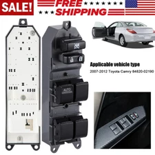New Master Power Window Door Switch For 2007-2012 Toyota Camry 84820-02190