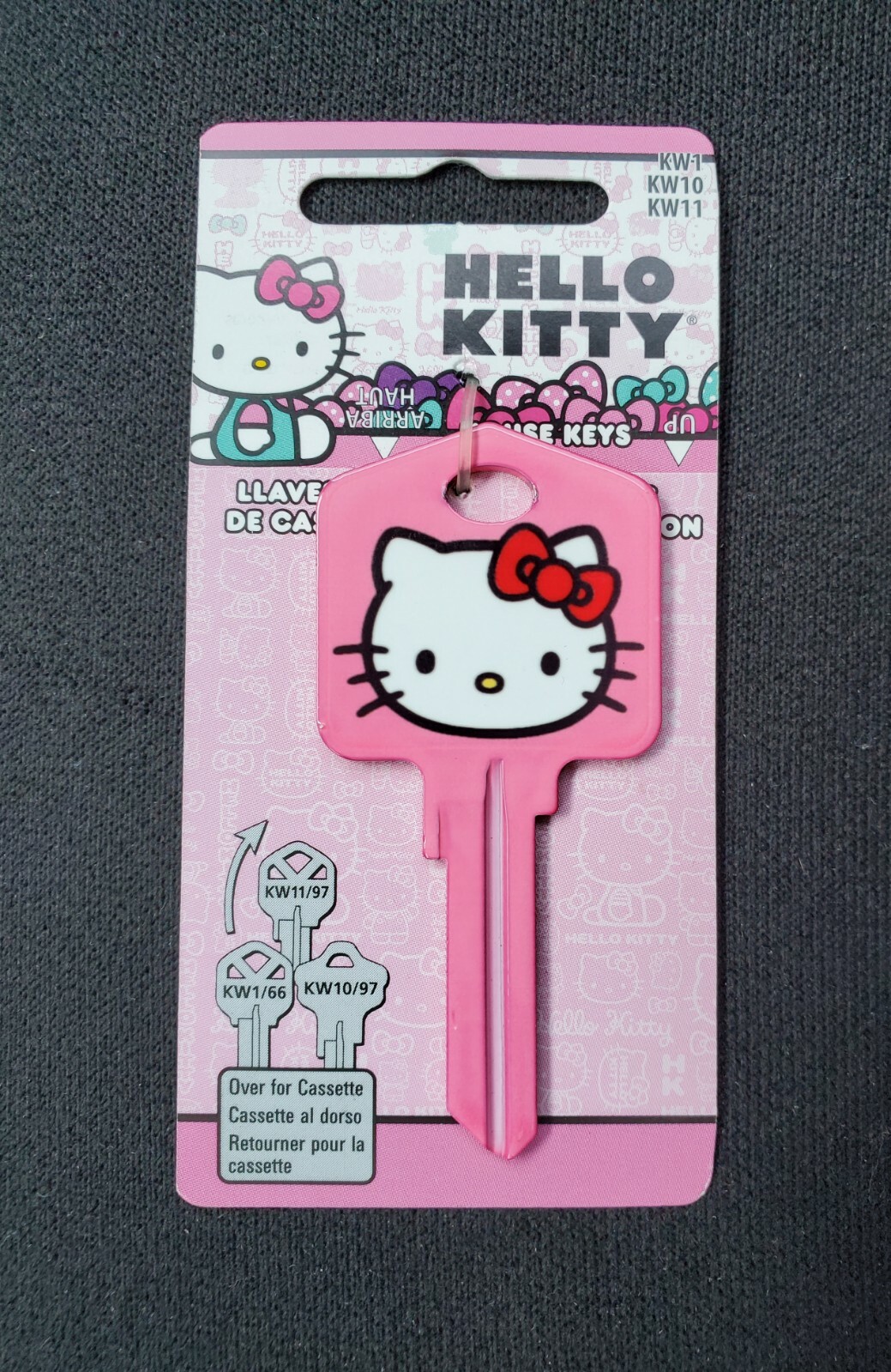 Hello Kitty house key Blank collectible Uncut Key For Locks KW 1 / KW 10 /  KW 11 | eBay