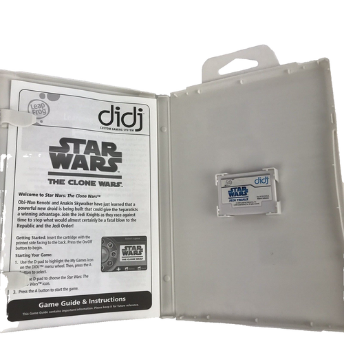 LeapFrog Didj Star Wars: The Clone Wars - Ages 6 to 9 - Game Cartridge & Case - Picture 3 of 4