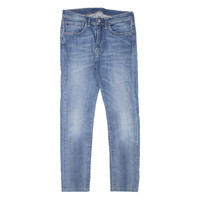 LEVI'S 519 Jeans Mens Blue Slim Skinny Stone Wash W28 L27