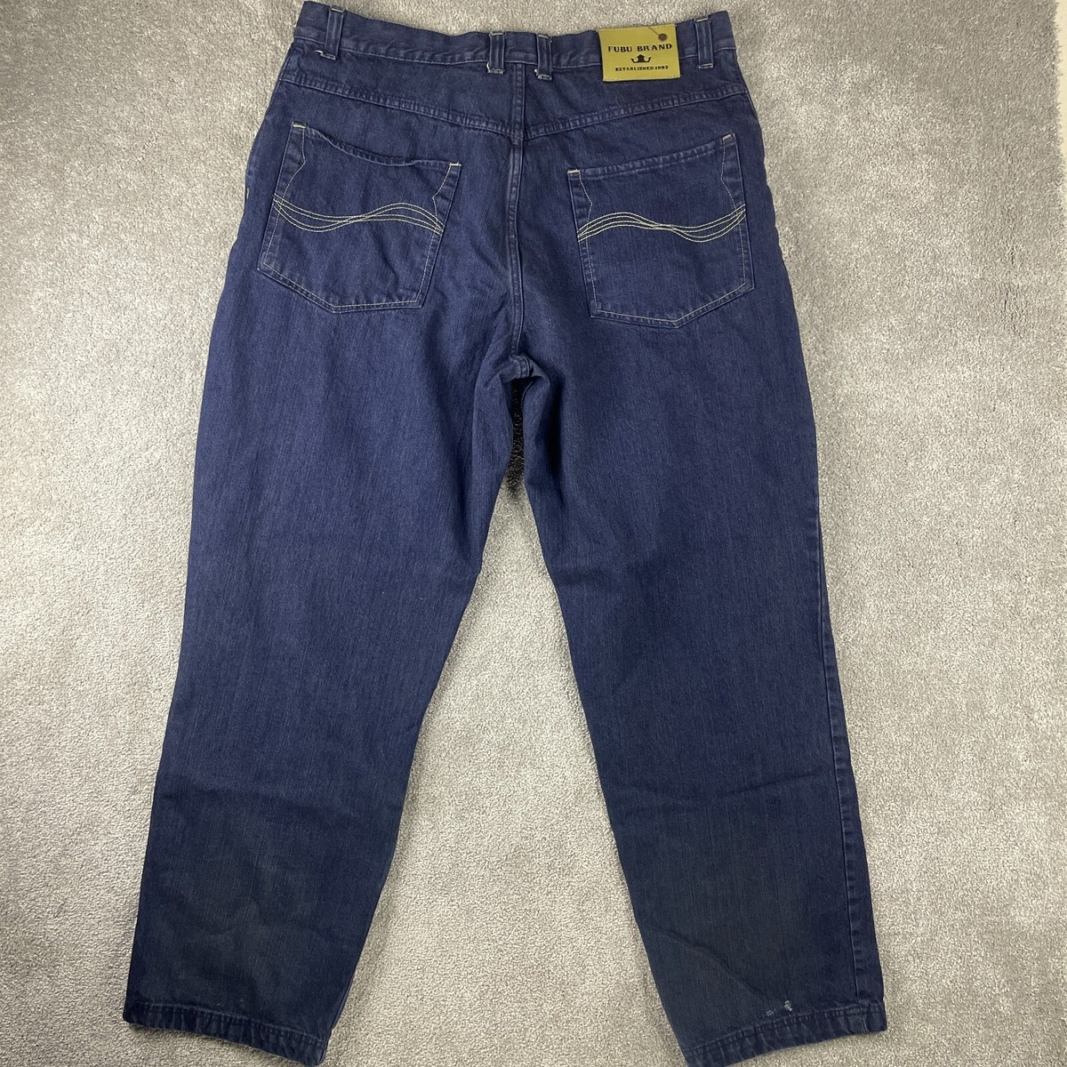 Vintage FUBU Jeans The Collection Mens 40x35 Baggy Hip Hop