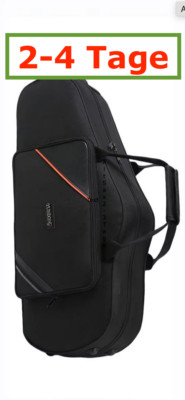 Altsaxophon Gigbag Lightcase Tasche Koffer Rucksack Alto Sax Saxofon Schwarz