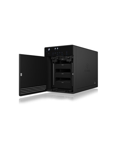 ICY BOX IB-3740-C31 HDD/SSD enclosure Black 2.5/3.5" - Afbeelding 2 van 5