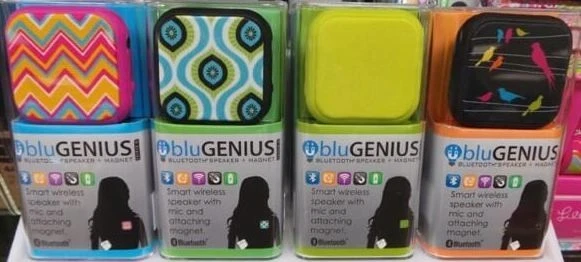 bluGENIUS | FUCHSIA BLUETOOTH SPEAKER + MAGNET ✪NEW✪ ASN121PK RARE PINK CUTE USA - Image 3 of 4