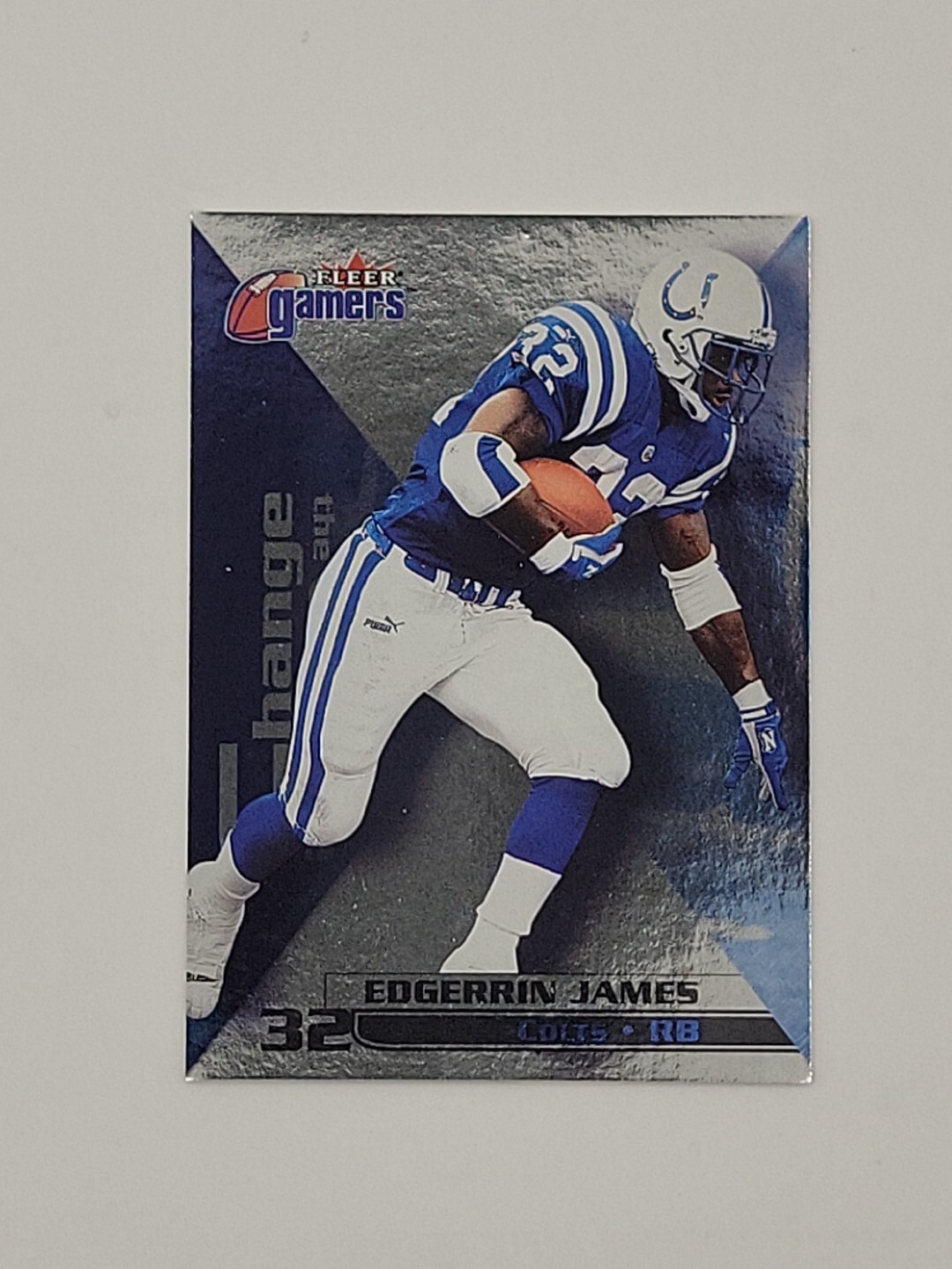 🌟 2000 Fleer Gamers Edgerrin James #13 The Change Indianapolis Colts NFL 