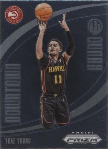 2018-19 Prizm #78 Trae Young Ruby Wave Prizm Rookie Card PSA 10