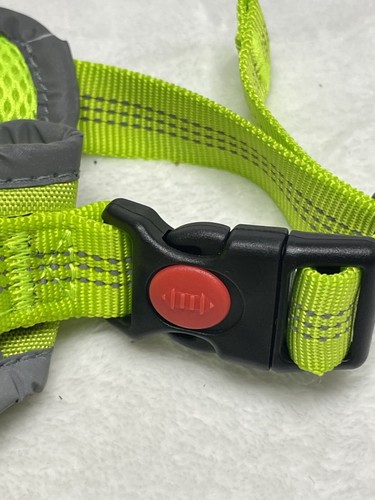 Thinkpet Nylong Dog Harness Vest Size Small Green Reflective Brand New - Picture 10 of 13