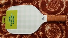 Sakar Pickleball Paddle - Mint Gingham/Blue Stripe