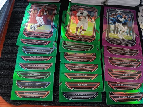 2023 Prizm Football Dp 790 Karten Lot 242 Prizms Stars & Tierärzte siehe Bilder - Bild 9 von 10