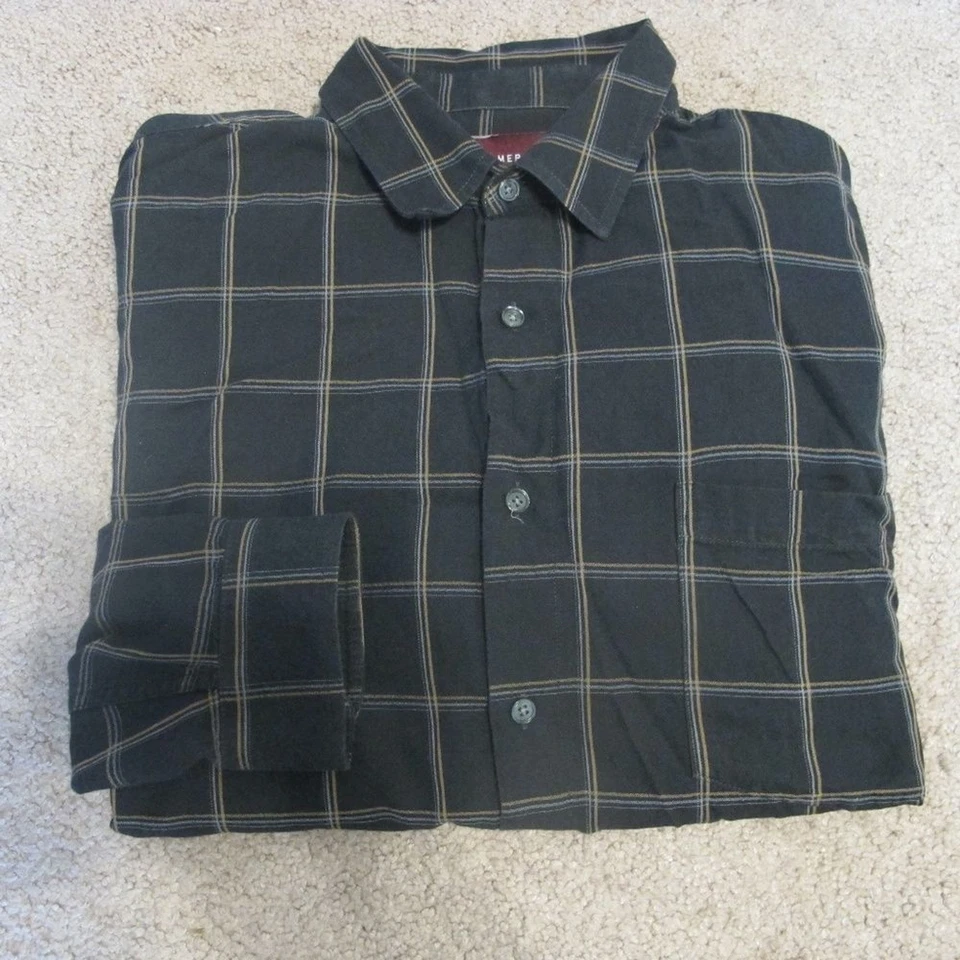 Camisa de vestir con cuello abotonado Merona para hombre talla XL GUC Foto 2 de 4