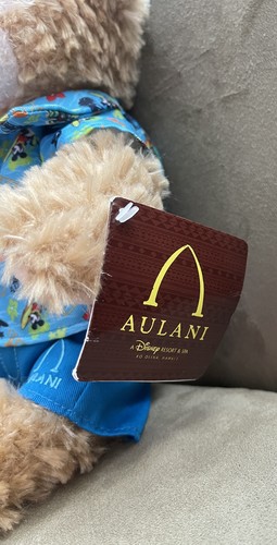 DISNEY AULANI - DUFFY BEAR Resort Hawaiian 12 Inch New With Tag - Picture 2 of 3