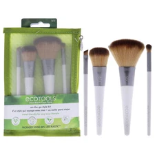 On-The-Go Style Brush Kit by Ecotools for Women - 4 Pc Kit Set