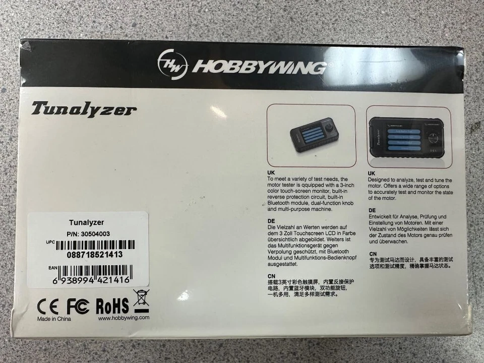 Hobbywing Tunalyzer Brushless Motor Tester HWI30504003 NEW!! - Image 3 of 4