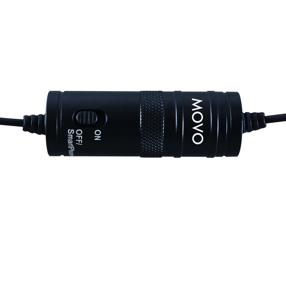 Movo Lavalier Microphone for Canon EOS 1D/5D/6D/7D/60D/70D Rebel T6i T5i T4i T3i - Image 2 of 4