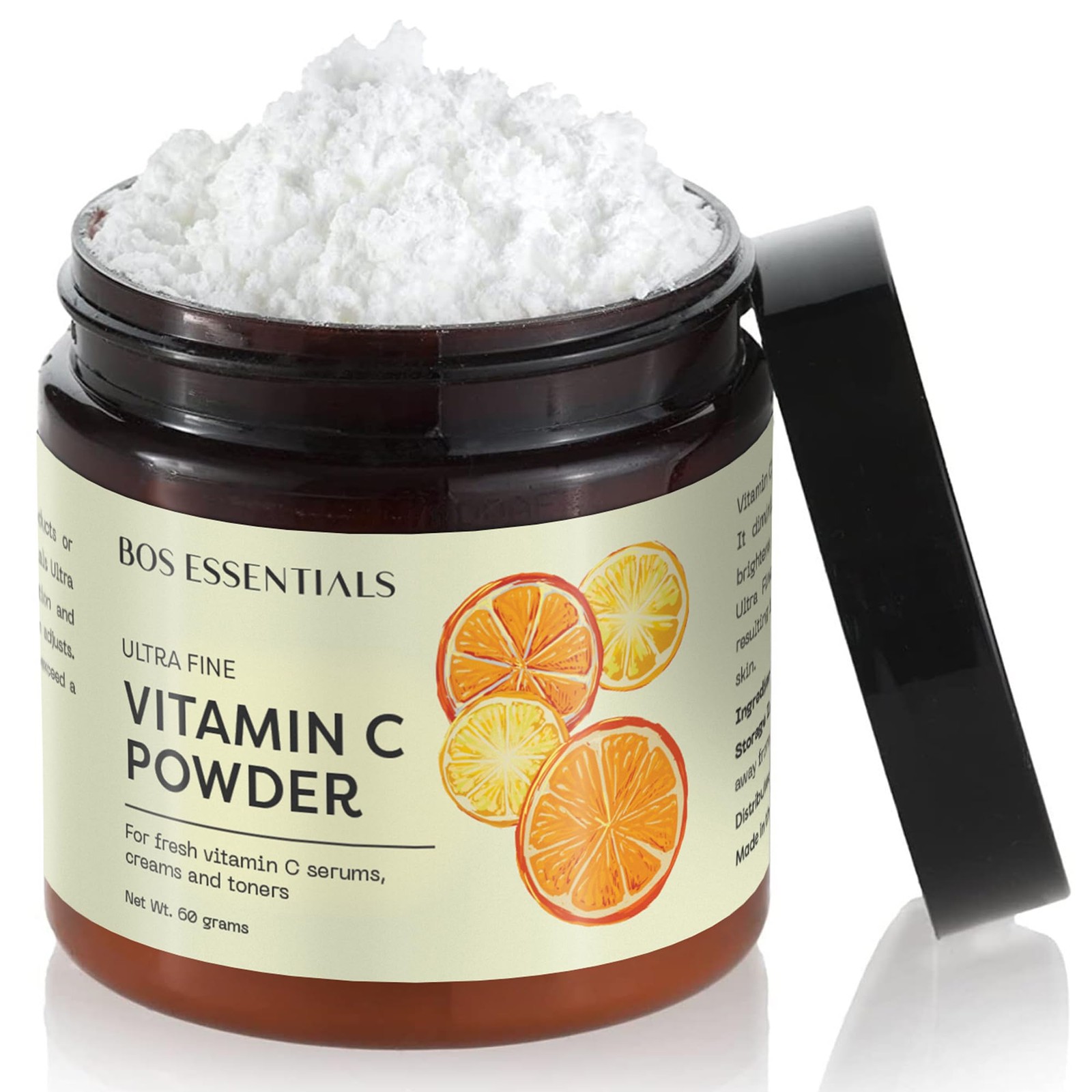 Vitamin C Powder, 100 Pure Ascorbic Acid for DIY Serums, Creams, Toners