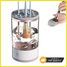 Electric Makeup Brush Cleaner – USB Automatic Rotary Cosmetic Washing Tool