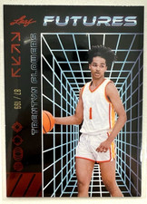 2024 Leaf Futures Red Foil 87/199 Trentyn Flowers #189 Chicago Bulls