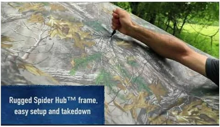 Portable Hunting Blind, Mossy Oak Camo - Image 3 of 4