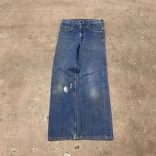 Vintage 70s Levis 517-0217 Jeans Womens 27x30 26x30 Blue Bootcut Faded Whisker