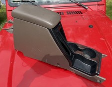 99-02 Toyota 4Runner Center Console tan With heater controls Woodgrain w bracket