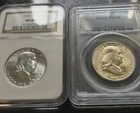 2 Coins 1951-S PCGS & 1951 NGC Franklin Half Dollar both PCGS MS65 2 Coin Lot