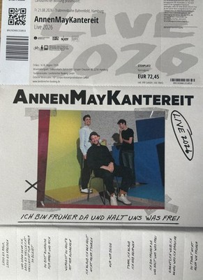 AnnenMayKantereit 2x Tickets Hamburg