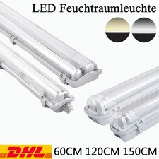 LED Feuchtraumleuchte Leuchtstoffröhre Werkstatt Röhrenlampe Leuchte-Deckenlampe