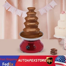 Chocolate Fountain Machine 5 Tier Fondue Maker Commercial Pro Chocolate Fountain