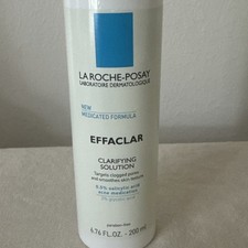La Roche-Posay Effaclar Clarifying Solution 6.76fl.oz./200ml bottle NWOB Sealed