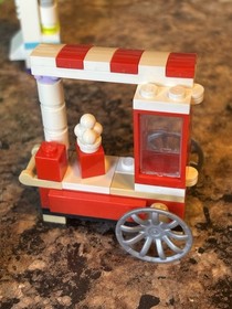 Lego Friends 41130 Replacement Sticker Parts Ticket Booth Turnstile Popcorn Cart