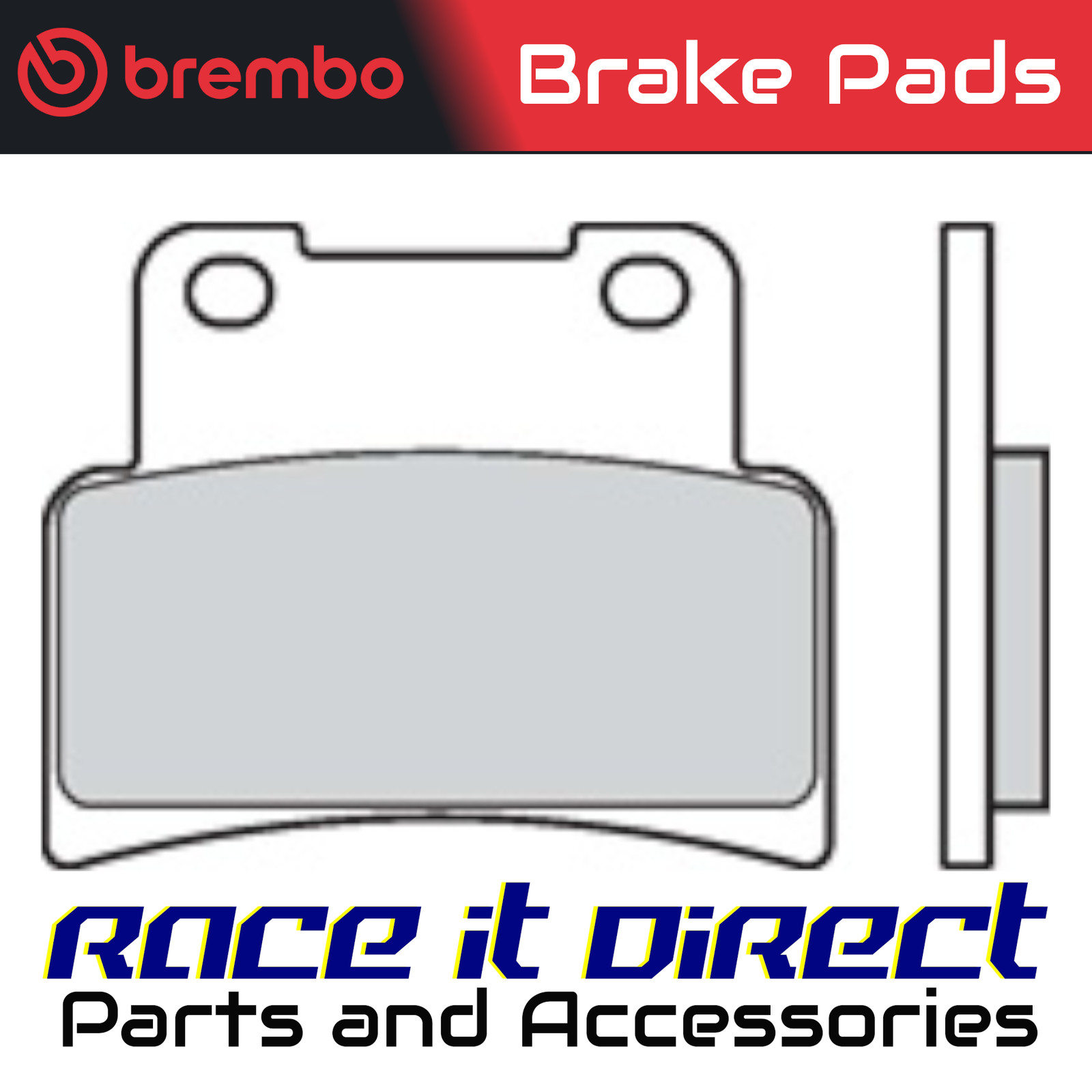 Brembo Blue/Black 07Gr7707 - Cc Prime Carbon Ceramic Brake Pads For Yamaha Mt-125 2014-2016 Front - Image 5