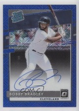 2020 Panini Donruss Optic Blue Mojo Prizm 45/99 Bobby Bradley #RRS-BO Auto v6p