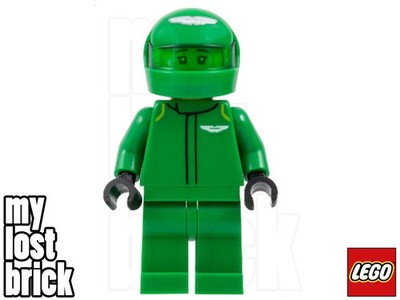 LEGO Formel 1 - Aston Martin Fahrer Minifigur aus 77245 (sc125) - TEIL AUSWÄHLEN