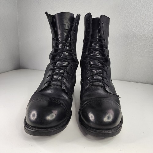 Biltrite Steel Toe Leather Combat Boots Mens 13 ANSI Z41-1991-75 Black USA - Picture 3 of 15