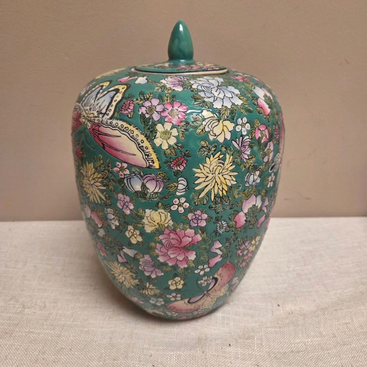 中国蝴蝶花瓶印第安纳收藏中国花瓶、罐子(1900-现在) | eBay