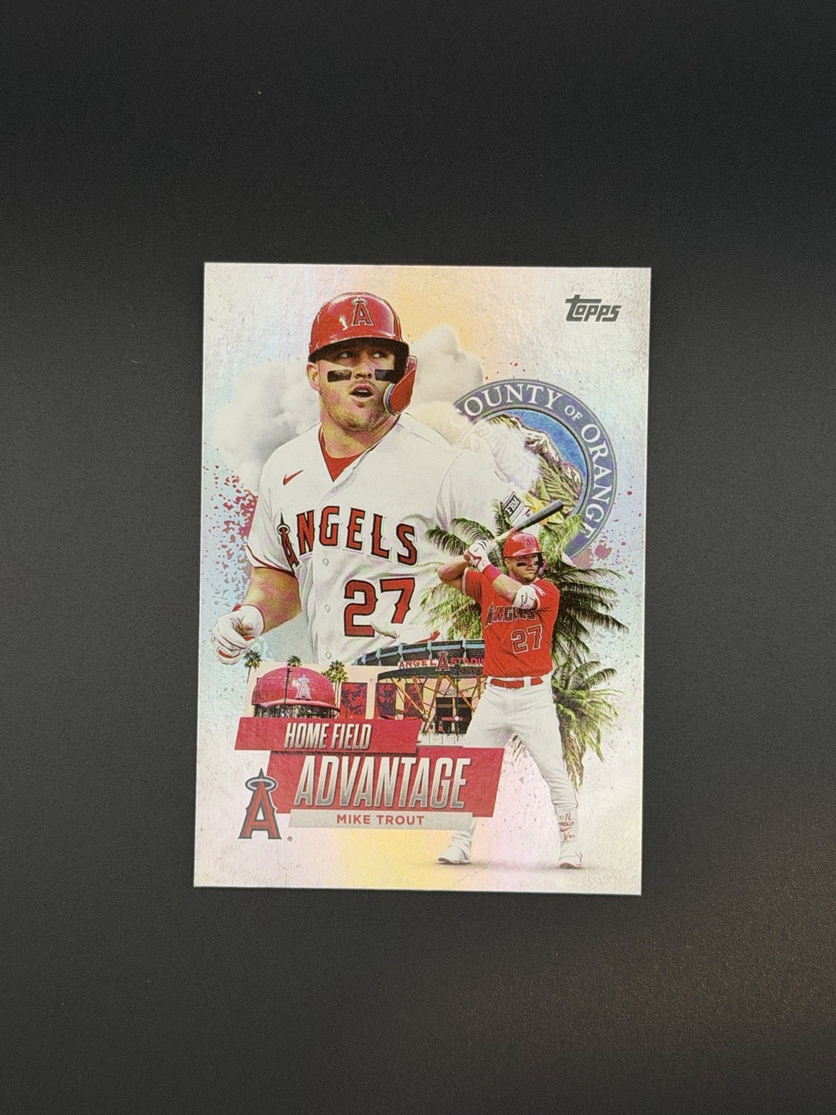 2025 Topps Home Field Advantage Mike Trout No.HA-6