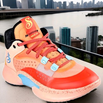 SKECHERS SKX RESAGRIP HYPER BURST BOSS TREATMENT Mens Basketball-Orange -Size 13