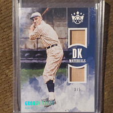Panini 2018 Diamond Kings DK Materials George Kelly DKM-GK Holo Blue 3/5 MEM